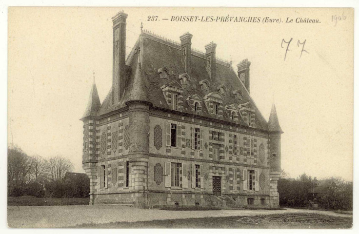 Boisset-les-Prévanches. Le Château.