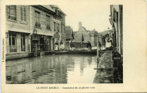 Andelys (Les). Petit Andely - Inondation du 29 Janvier 1910.
