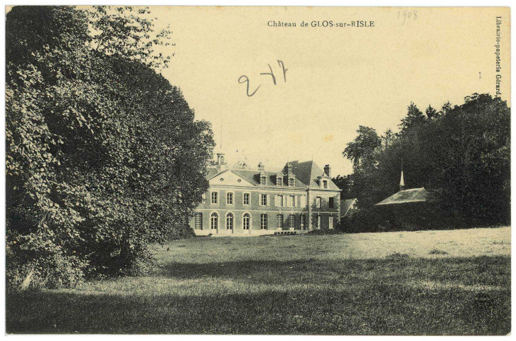 Glos-sur-Risle. Château de Glos-sur-Risle.
