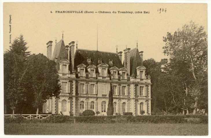 Francheville. Château du Tremblay (côté Est).