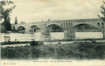 Courcelles-sur-Seine. Environs de Gaillon. - Pont de Courcelles-sur-Seine.
