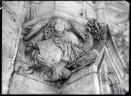 Cul-de-lampe de l'abbaye Notre-Dame de Fontenelle de Saint-Wandrille-Rançon (Seine-Maritime).