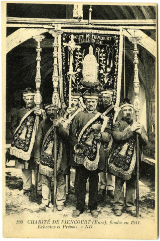 Piencourt. Charité de Piencourt (Eure), fondée en 1541 (juillet 1906). - Echevins et Prévôts.