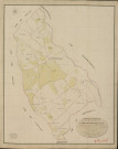 Saint-Christophe-sur-Avre. Tableau d'assemblage _ du Plan Parcellaire de la Commune de St Christophe sur Avre _ Canton de Verneuil - Evreux - Eure. _ Terminé sur le Terrain le 19 Décembre 1835, sous l'administration de M. A. Passy, Préfet _ M. Boucher, Maire _ et sous la Direction de M. Marel, Directeur des Contributions directes _ M. Le Fébure, Géomètre en Chef. _ Par M. Pizier, Géomètre de 1re classe.