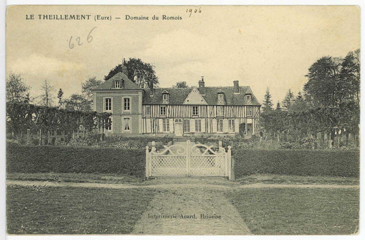Theillement. Domaine du Romois.