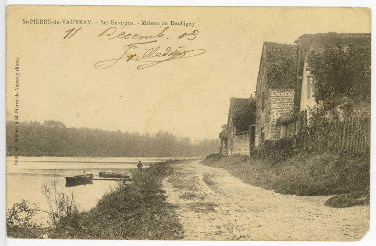 Saint-Pierre-du-Vauvray. Maison de Daubigny.