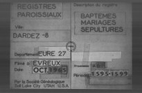 B (1595-1599)