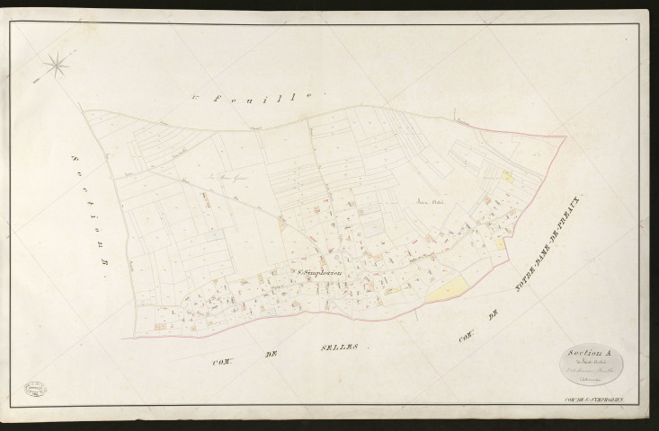Saint-Symphorien. Section A _ de Saint André _ 2e et dernière Feuille