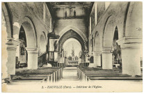 Hauville. Intérieur de l'Eglise.