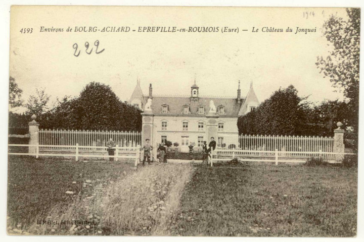 Epreville-en-Roumois. Le Château du Jonquai.