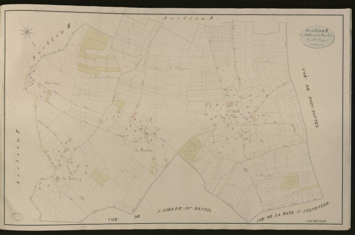 Gisay-la-Coudre. Section E _ du Châble et de la beuvelière _ Feuille Unique