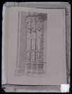 Cathédrale de Chartres (Eure-et-Loir), statues du portail occidental.