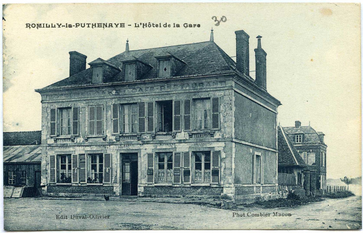 Romilly-la-Puthenaye. L'Hôtel de la Gare.