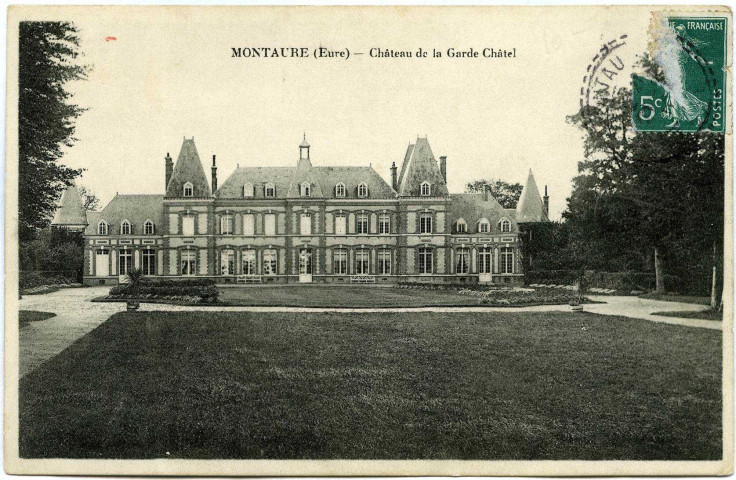 Montaure. Château de la Garde Chatel.