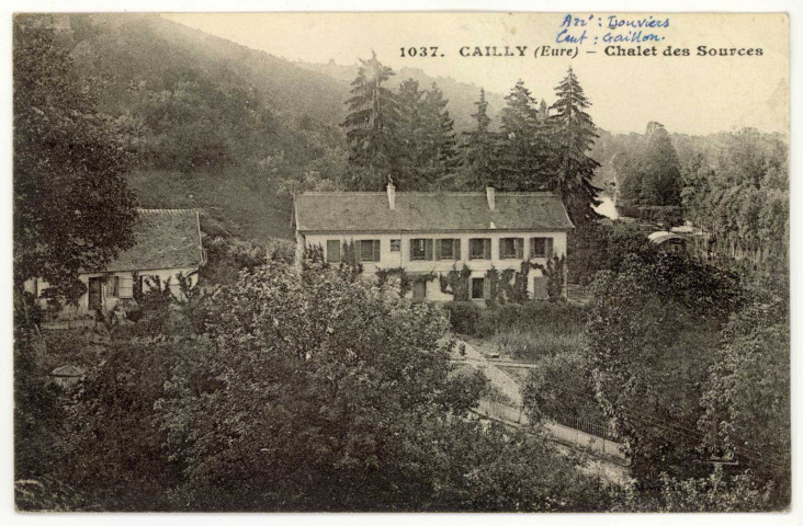 Cailly-sur-Eure. Chalet des sources.