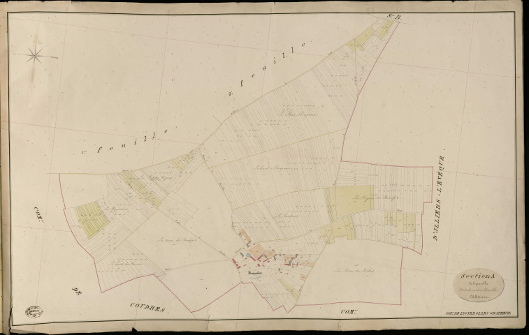 Lignerolles. Section A _ de Liguerolles _ 3e et dernière Feuille