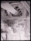 Mécanisme intérieur du moulin à vent de Coquelle (Pas-de-Calais).