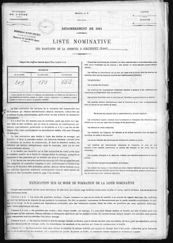 CAUMONT 1911