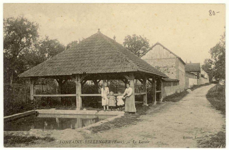 Fontaine-Bellenger. Le Lavoir.