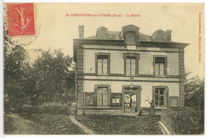 Saint-Christophe-sur-Condé. La Mairie.