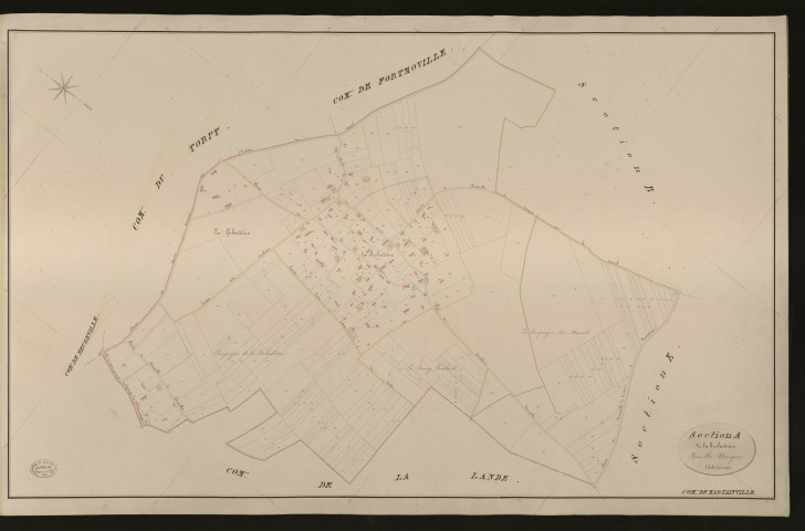 Martainville. Section A _ de la Frelardière _ Feuille Unique