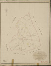 Jumelles. Tableau d'assemblage _ du Plan Parcellaire de la Commune de Jumelles _ Canton de Saint André - Evreux - Eure. _ Terminé sur le Terrain le 29 Mai 1837, sous l'administration de M. Passy, Préfet _ M. Couturier, Maire _ et sous la Direction de M. Marel, Directeur des Contributions directes _ M. Le Fébure, Géomètre en Chef. _ Par M. Lenglet, Géomètre de 1re classe.