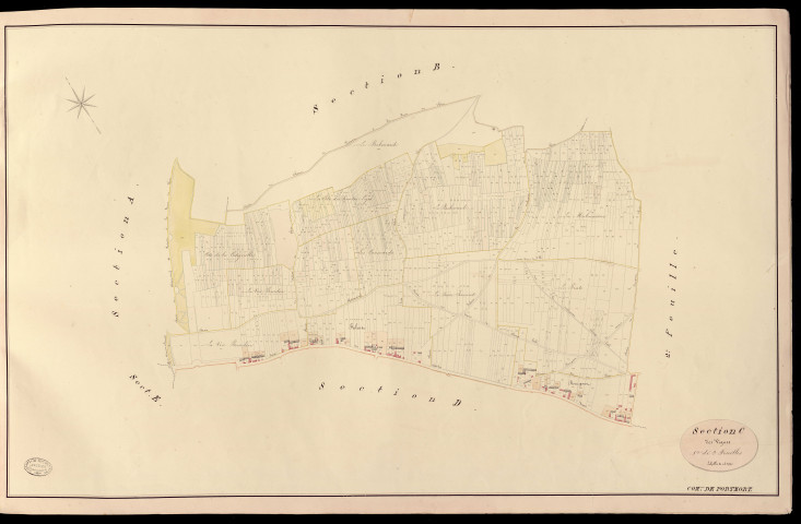 Port-Mort. Section C _ des Vignes _ 1re de 2 Feuilles