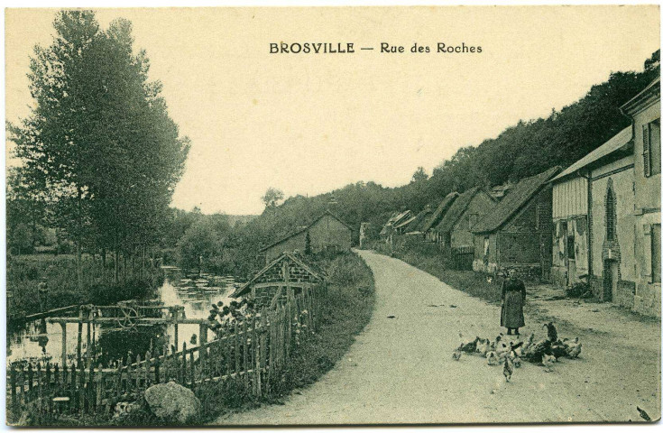 Brosville. Rue des Roches.