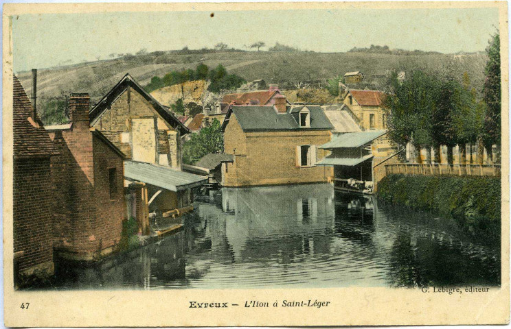 Evreux-Ville. L'Iton à Saint Léger.