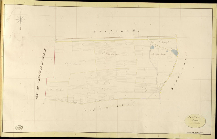 Marbeuf. Section C _ de l'Avenue _ 1re de 3 Feuilles