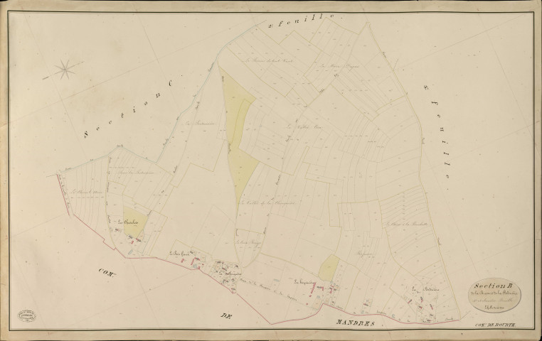 Bourth. Section B _ de la Brosse et de la Bodinière _ 4e et dernière Feuille