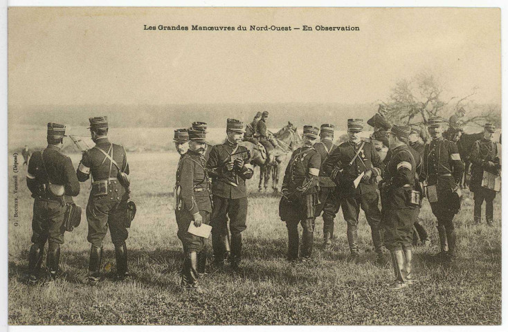 Verneuil-sur-Avre. Les Grandes Manoeuvres du Nord-Ouest - En Observation.