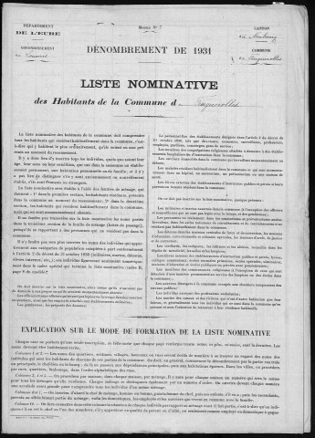 FEUGUEROLLES 1931
