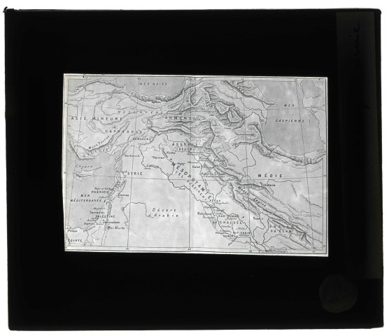 Carte de la Mésopotamie.