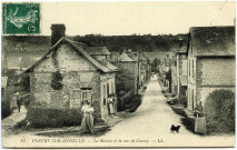 Fleury-sur-Andelle. La Ravine et la rue de Courcy.