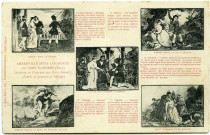 Amfreville-sous-les-Monts. Amfreville-sous-les-Monts par Pont-St-Pierre (Eure). - Légende du Château des Deux-Amants (d'après les gravures de l'époque).