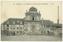 Gisors. Le Théâtre et la Place des Carmélites.