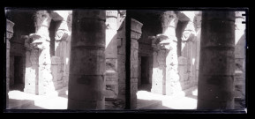 Vestiges de temple égyptien.