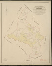 Theillement. Tableau d'assemblage du Plan Parcellaire de la Commune de Theillement. _ Canton de Bourgtheroulde - Pontaudemer - Eure. _ Terminé sur le terrain en 1828, sous l'administration de M. Le Vicomte Raymond Delaitre, Préfet - M. Deviette, Maire et sous la direction de M. Hurtelle, Directeur des Contributions directes. _ M. Hautier, Géomètre en Chef. _ Par M. Folin, Géomètre de 1re classe