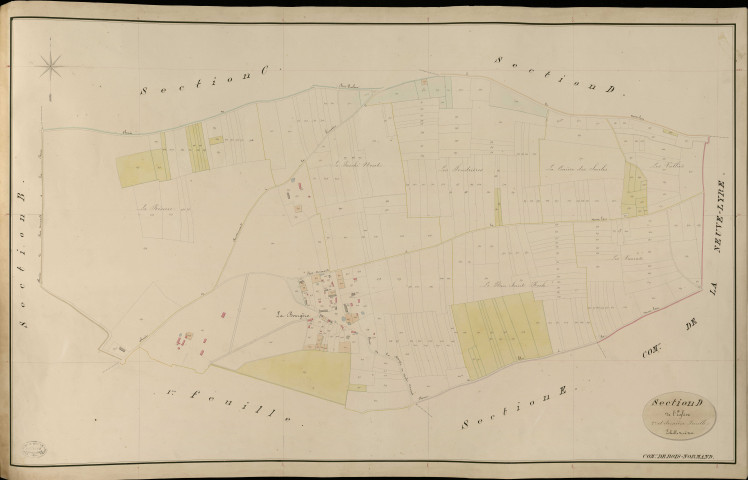 Bois-Normand-la-Campagne. Section D _ de l'Eglise _ 2e et dernière Feuille