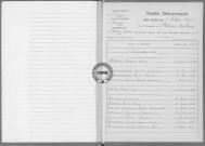 Tables (1923-1932)