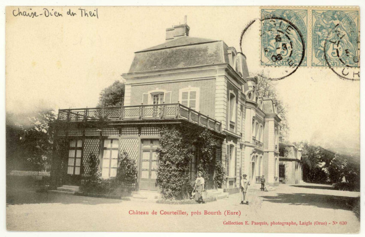 Chaise-Dieu-du-Theil. Château de Courteilles.