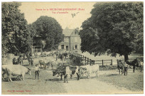 Heuqueville. Ferme de la Heunière-Boisemont (Eure) Vue d'ensemble.