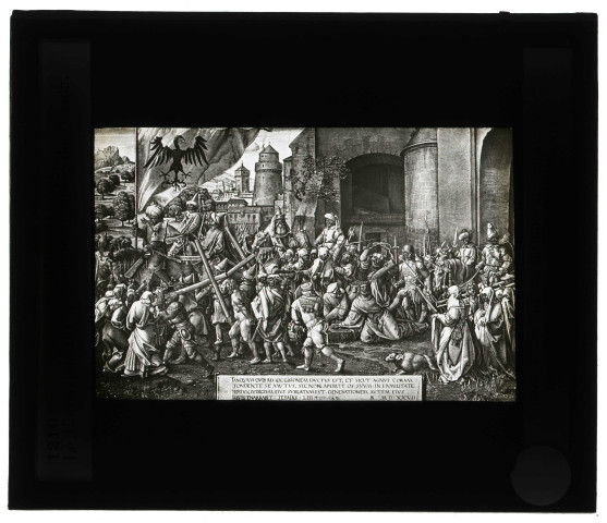 Musée de Dresde (Allemagne), gravure de Dürer « Christ portant la Croix ».