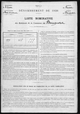 BOUQUETOT 1926