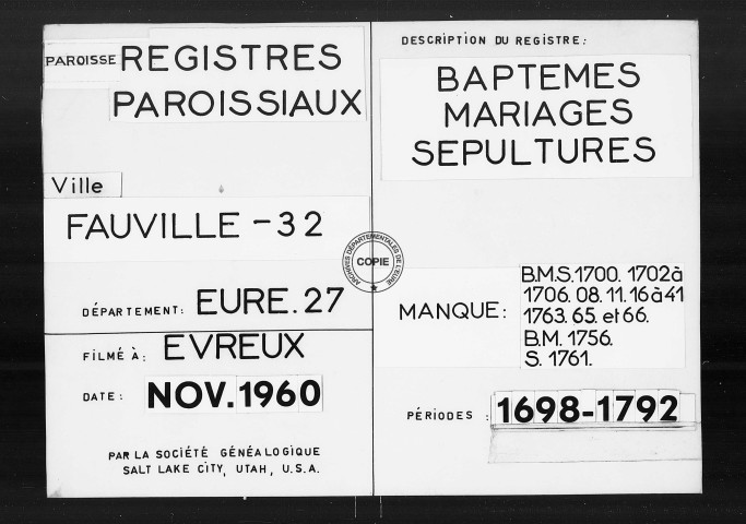 BMS (1698-1820)