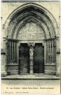 Andelys (Les). Eglise Notre Dame - Portail occidental.