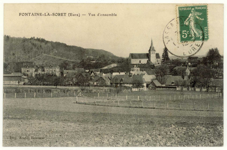 Fontaine-la-Soret. Vue d'ensemble.