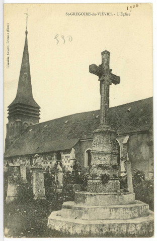 Saint-Grégoire-du-Vièvre. L'Eglise.