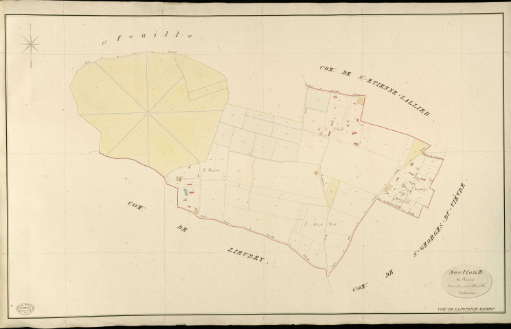 Poterie-Mathieu (La). Section D _ du Ramier _ 2e et dernière Feuille